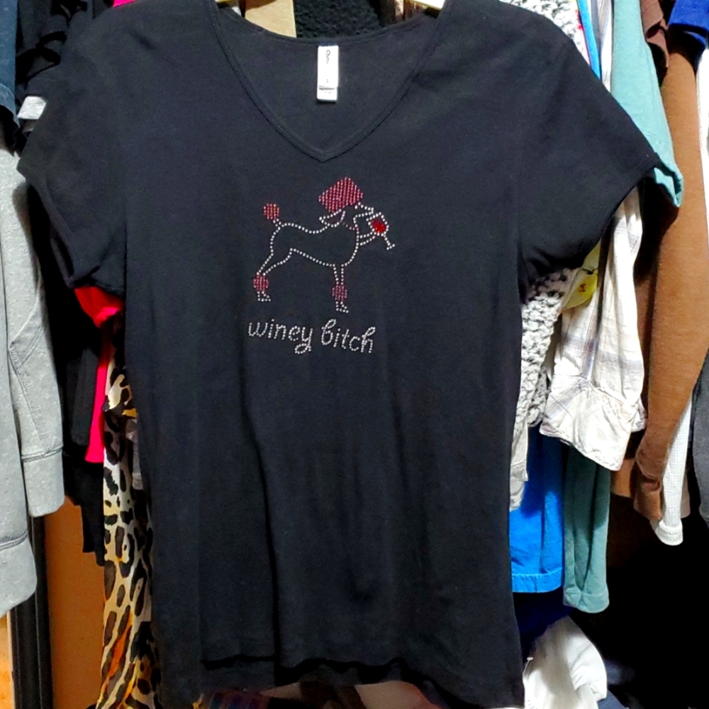 Chris's Stuff Winey B***ch Shirt Sz Lg